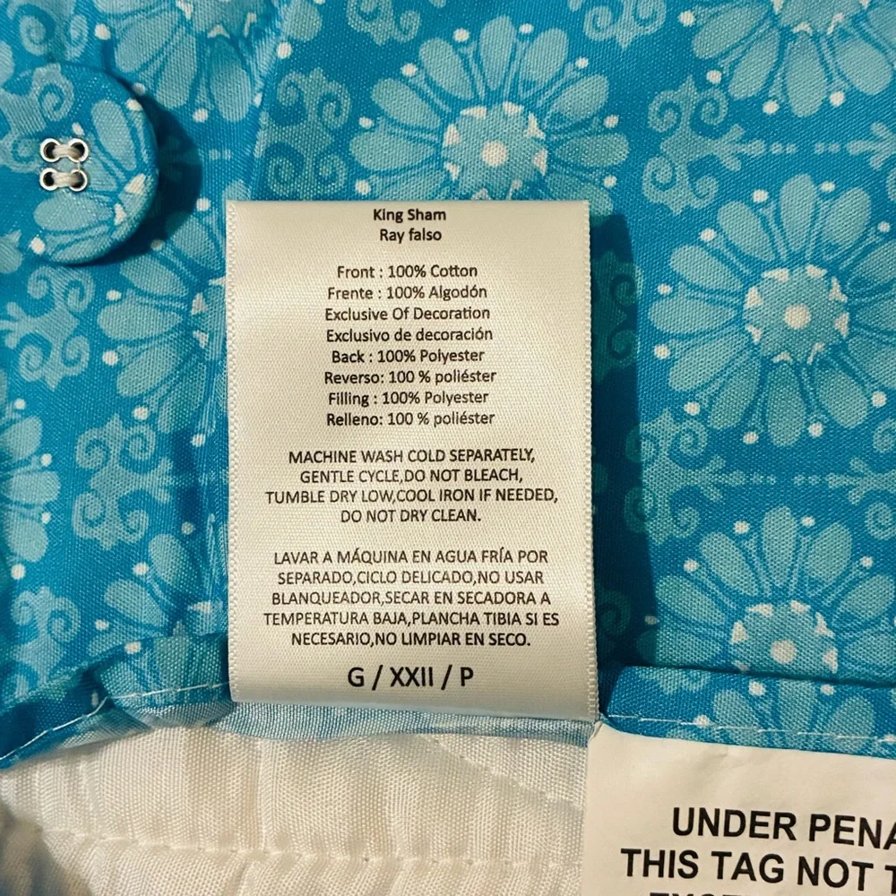 The Pioneer Woman Sweet Rose Quilted Sham Set King Size 2pc NEW Cottagecore